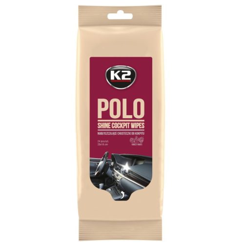 K2 POLO műszerfaltisztító kendő, fényes - 24 darab (K420)