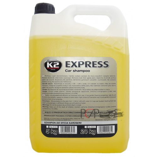 K2 Express autósampon - 5 Liter (K135)