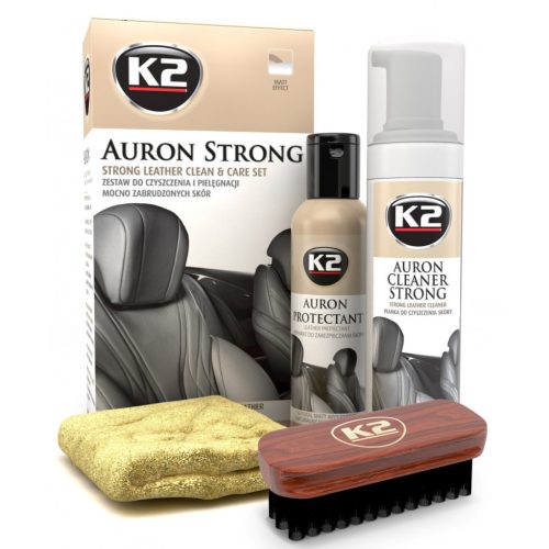 K2 Auron Strong bőrtisztító és ápoló szett - (G421)