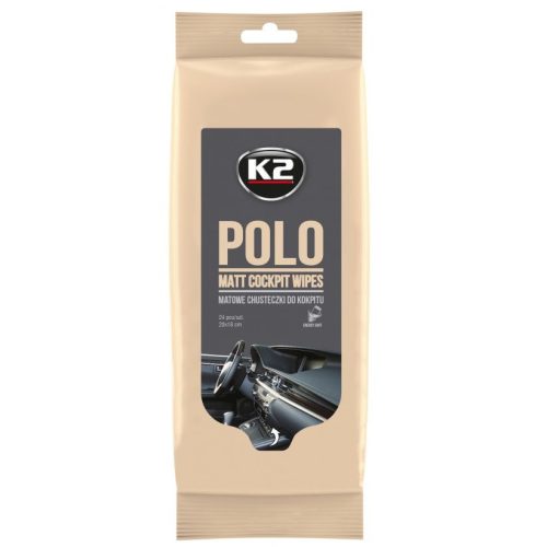 K2 POLO műszerfaltisztító kendő, matt - 24 darab (K425)