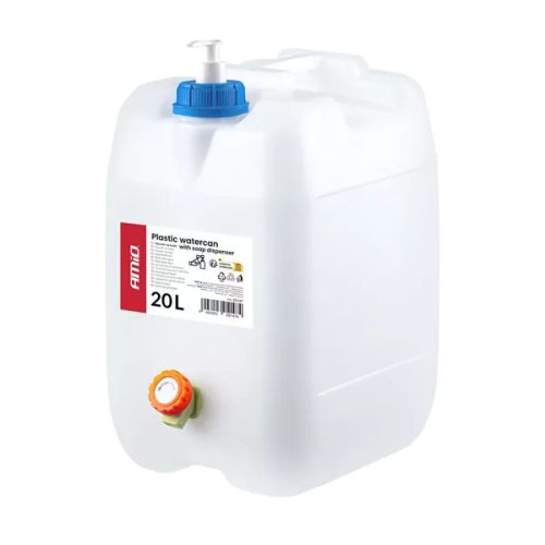 Műanyag víztartály csappal és szappanadagolóval - 20 liter (05147)